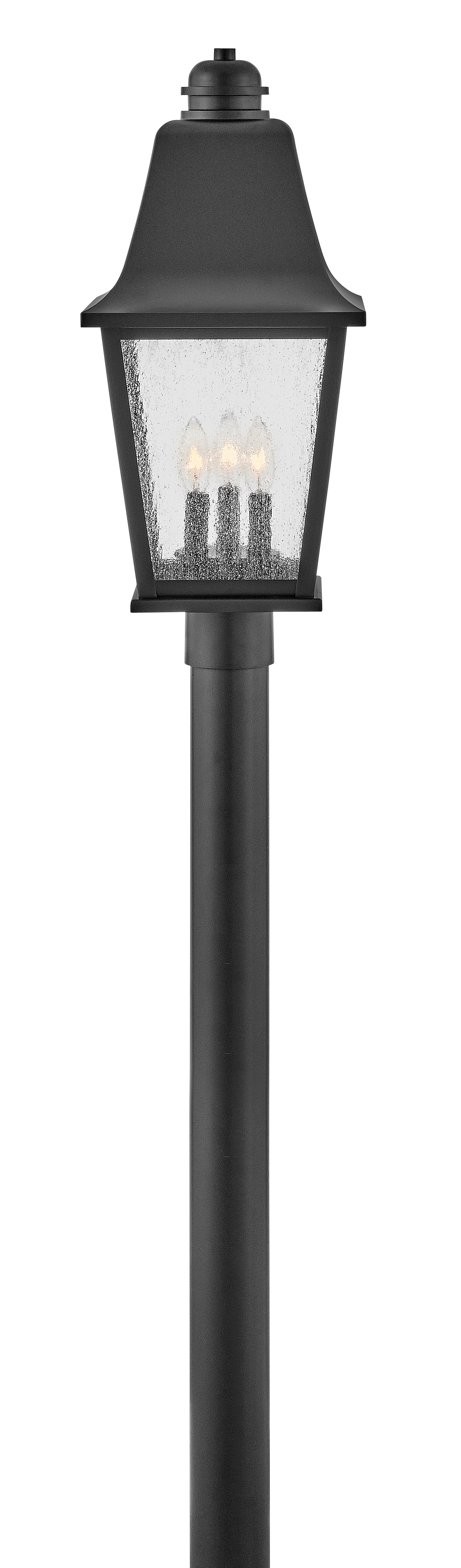 Kingston 3L Pole Lantern-  10011BK