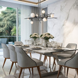 Brindille 8L Linear Chandelier - 131087 *