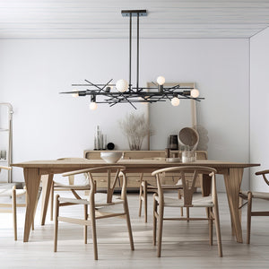 Brindille 8L Linear Chandelier - 131087 *