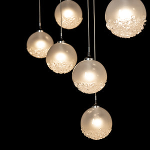 Fritz Globe 10L linear chandelier - 131130