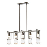 Apothecary 5L linear chandelier - 137810 *