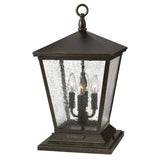 Trellis 4L outdoor pier mount lantern - 1437RB *