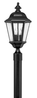 Edgewater 3L post mount lantern - 1671BK