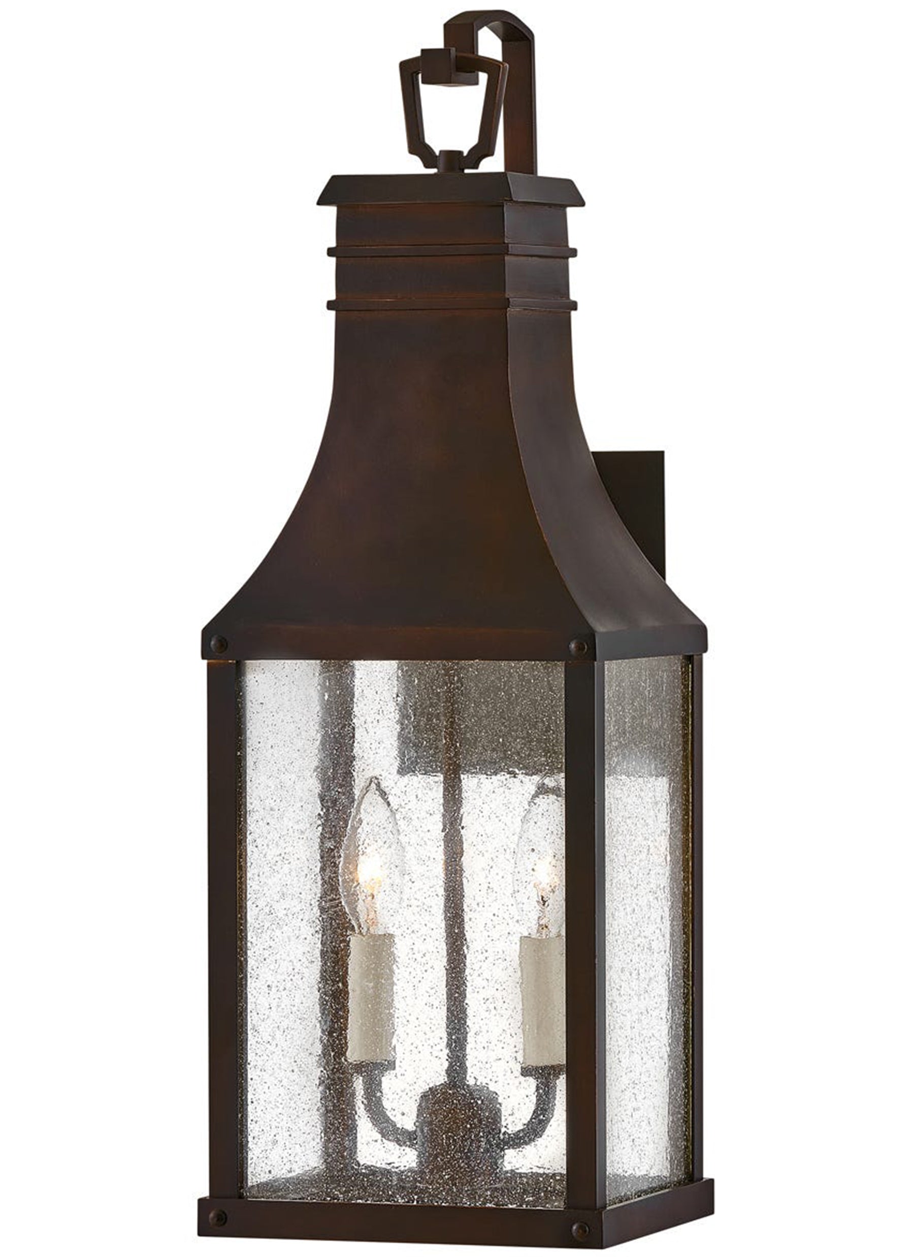 Beacon Hill 2L large outdoor wall lantern - 17464BLC