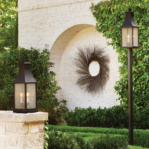 Beacon Hill 4L extra large outdoor wall lantern - 17468BLC
