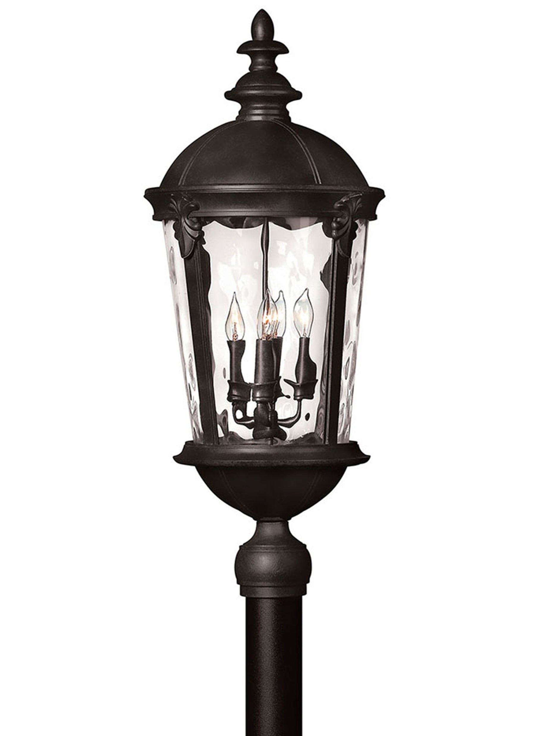 Windsor 4L large pier mount lantern - 1891BK