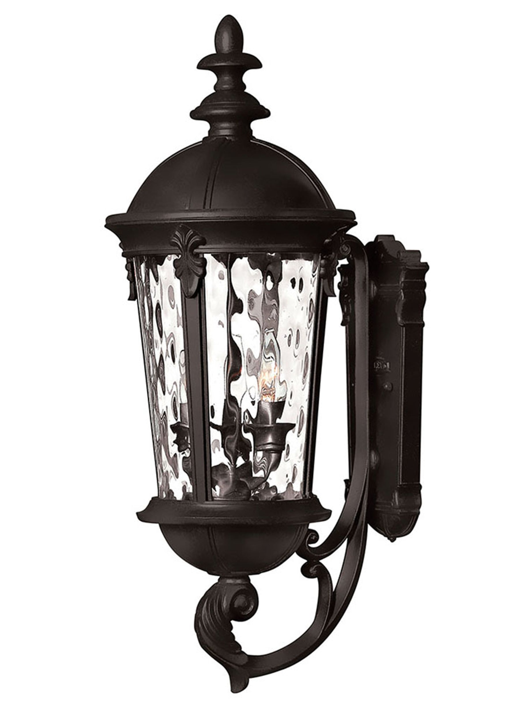 Windsor 3L medium outdoor wall lantern - 1894BK