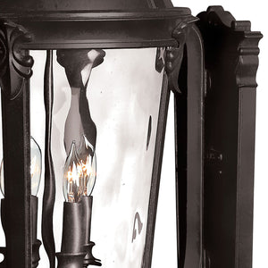 Windsor 4L large outdoor wall lantern - 1895BK