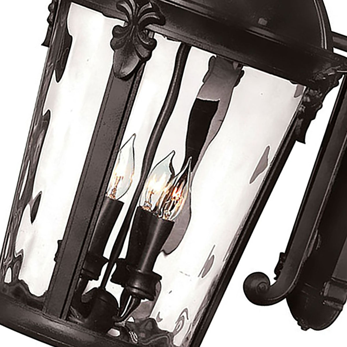 Windsor 3L medium outdoor wall lantern - 1899BK