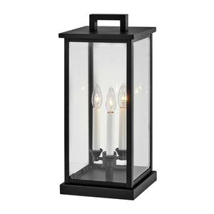 Weymouth 3L pier mount lantern - 20017BK *