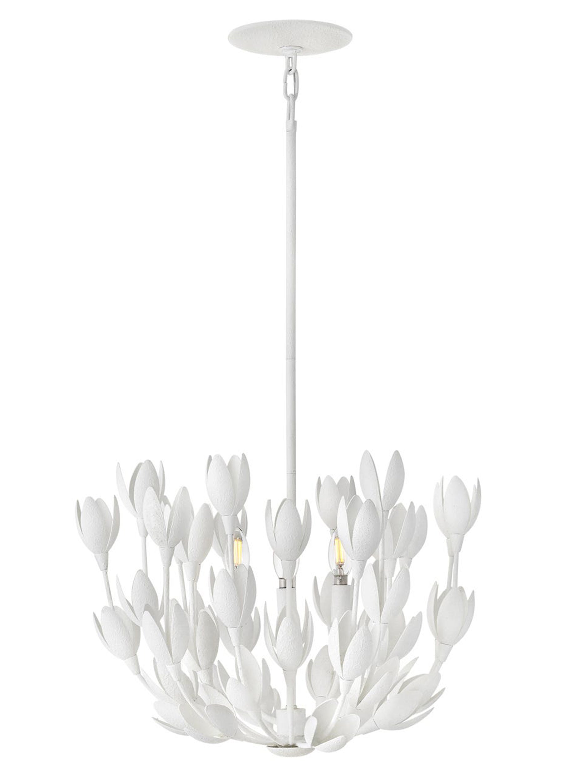 Flora 3L medium chandelier/ semi-flush mount - 30011TXP
