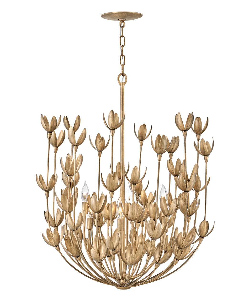 Flora 6L large chandelier - 30016BNG