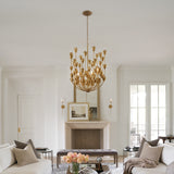 Flora 6L chandelier - 30016BNG *