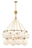 Skye 18L two-tier chandelier-30308HBR-CO