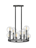 Alchemy 8L chandelier - 30526BK