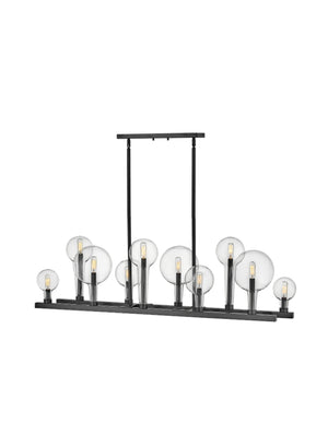 Alchemy 10L linear chandelier - 30528BK