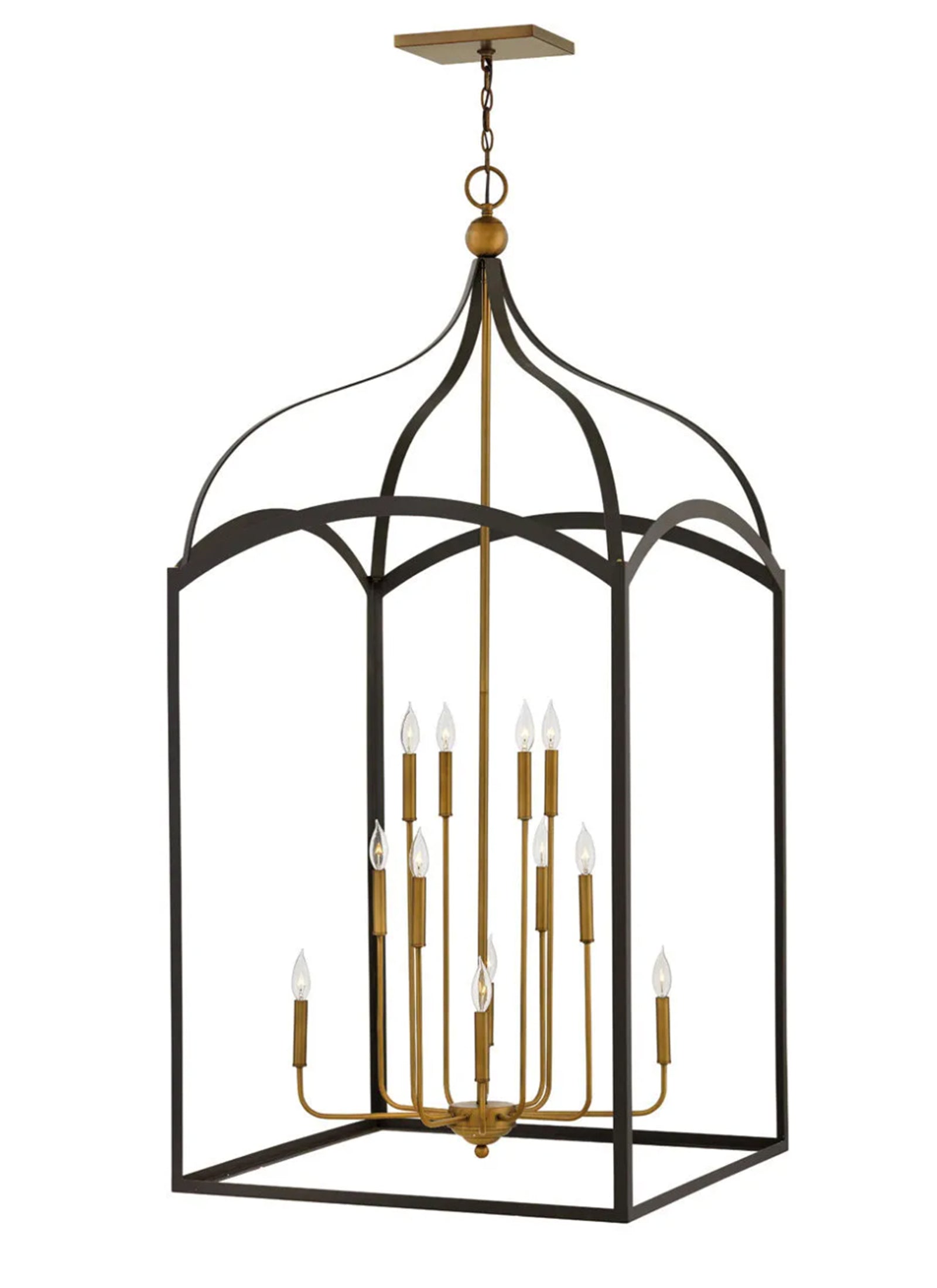 Clarendon 12L Chandelier - 3419BZ