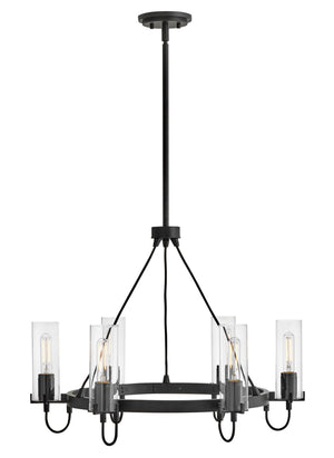 Ryden 6L Chandelier- 37855BK