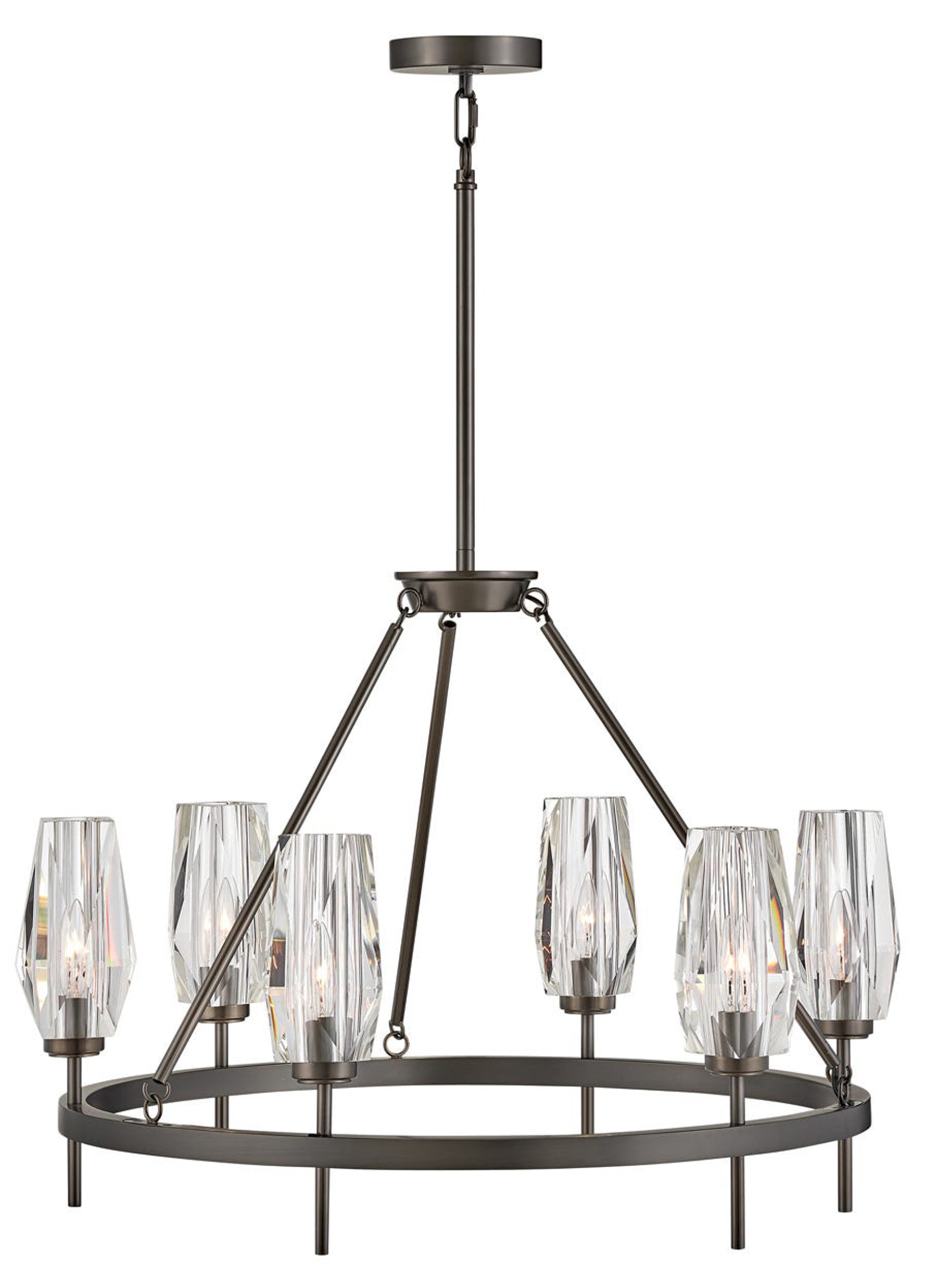 Ana 6L medium chandelier - 38255BX