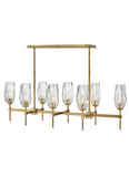 Ana 8L linear chandelier - 38256HB