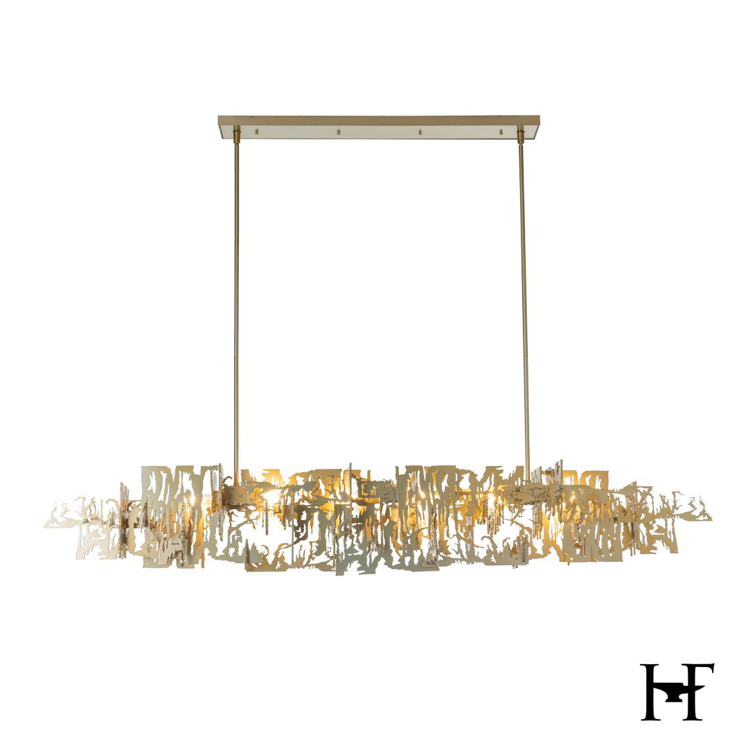 Brutus 6L linear chandelier - 401311