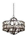 Belmont 6L chandelier - 404452FG *