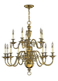 Cambridge 15L large chandelier - 4417BB
