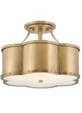 Chance 3L medium semi-flush mount - 4444HB