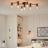 Axel 7L semi-flush mount - 4513BK