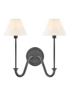 Greta 2L wall sconce - 45162BLB