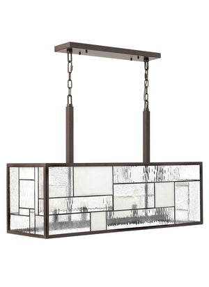 Mondrian 5L linear chandelier - 4575KZ