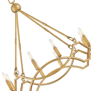 Leona 8L chandelier - 45784DA