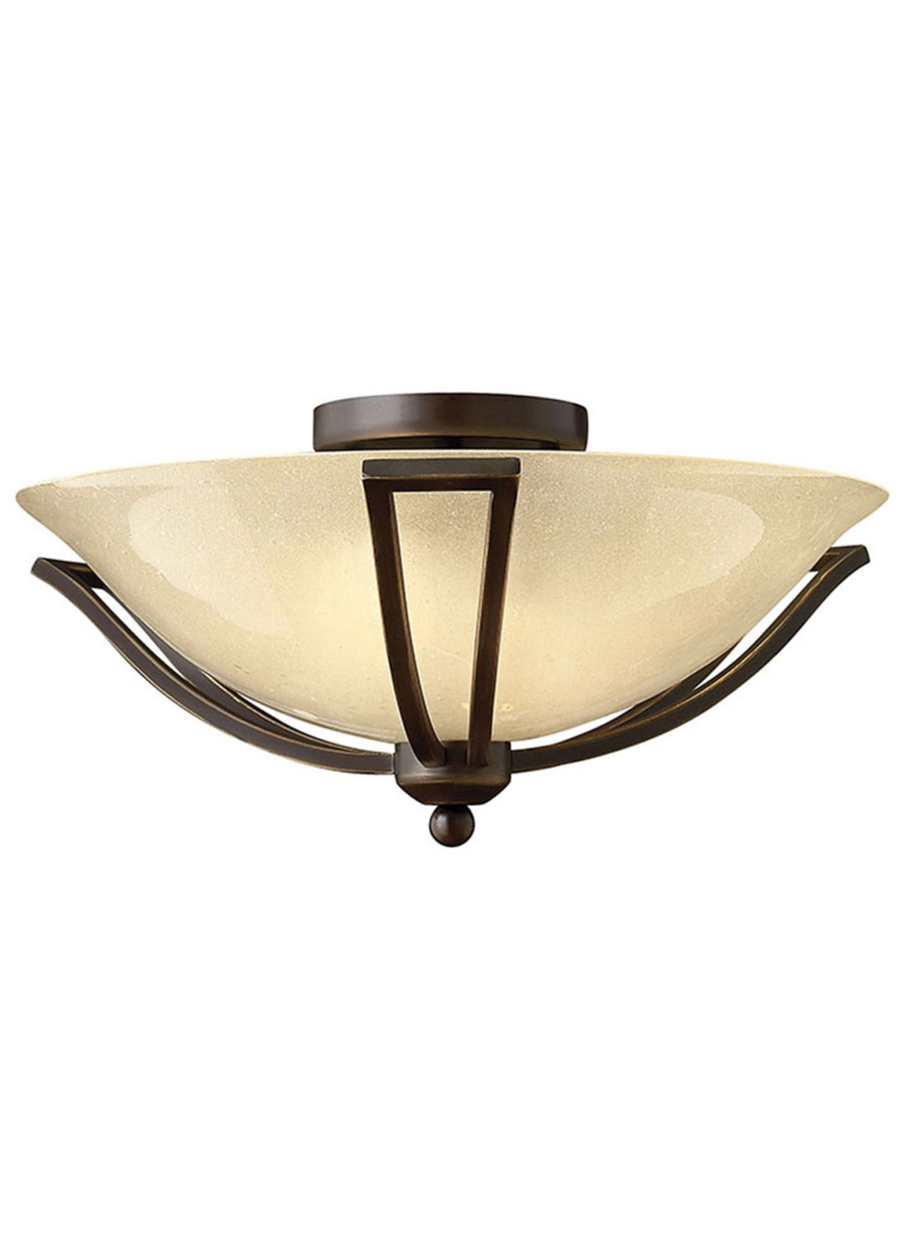 Flush mount outlet bowl light