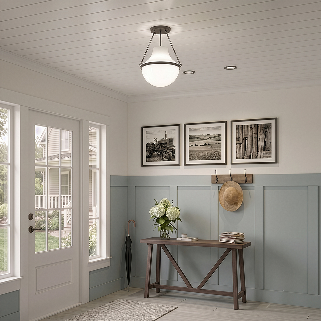 Collins 1L Semi-Flush Mount - 46891BX *