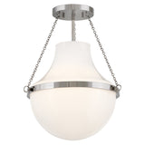 Collins 1L Semi-Flush Mount - 46891PN *
