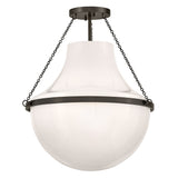 Collins 1L semi-flush mount - 46893BX *