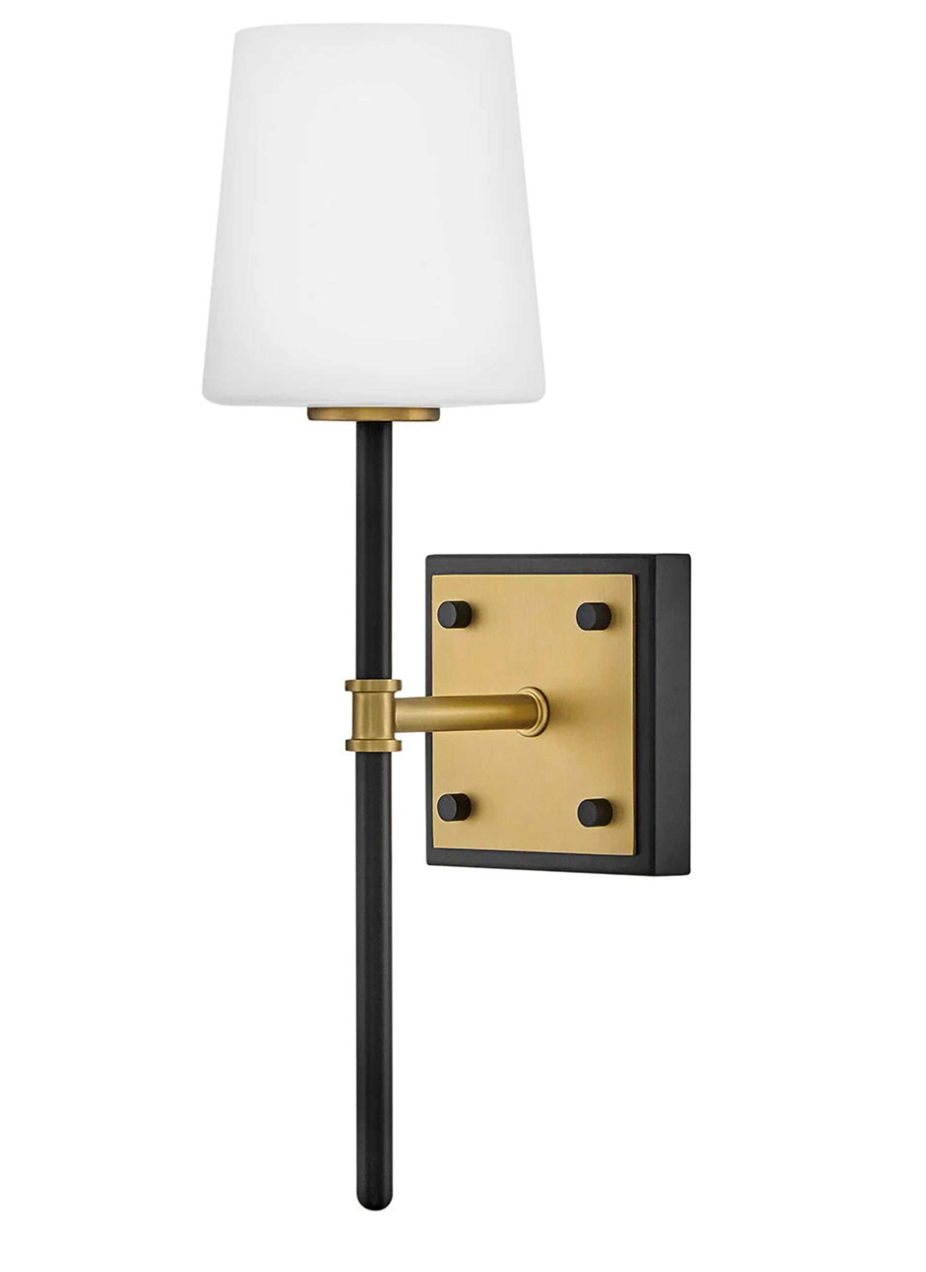 Saunders 1L wall sconce - 46950BK-LCB