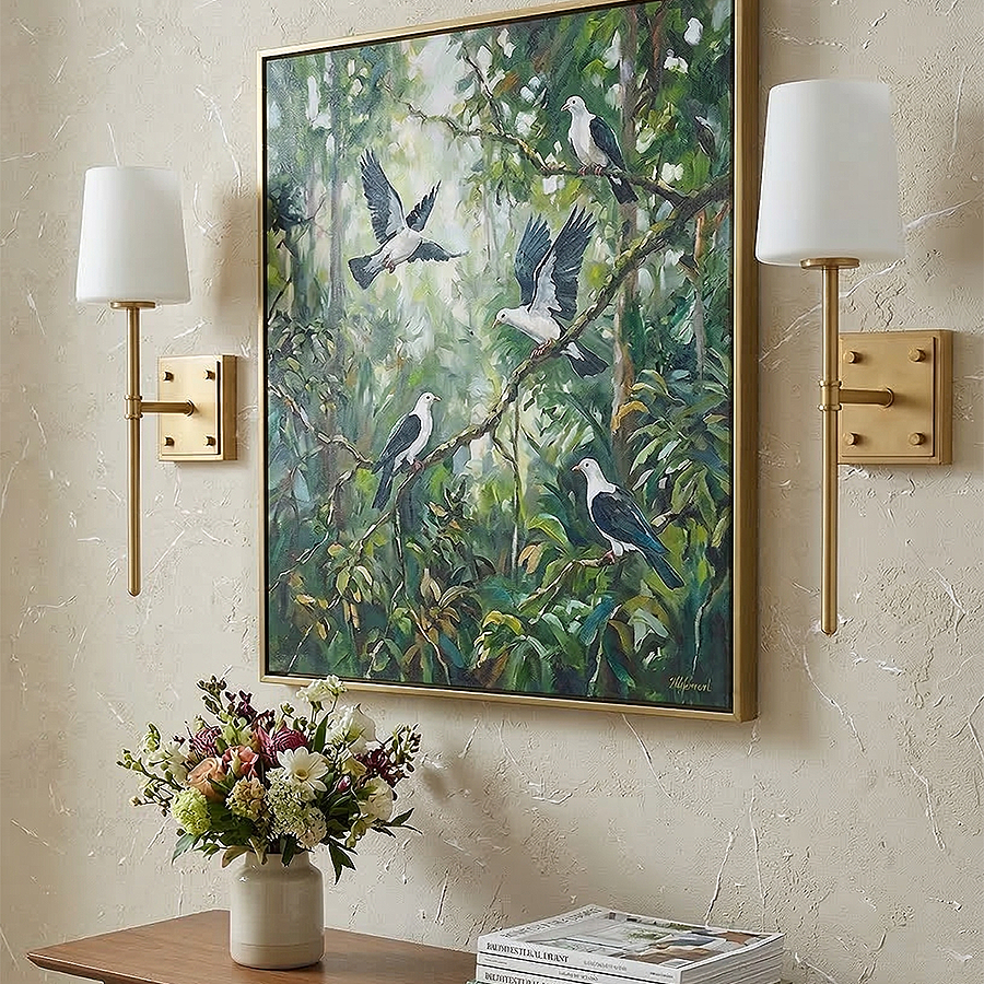 Saunders 1L wall sconce - 46950LCB *