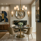 Saunders 6L chandelier - 46954LCB