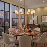 Saunders 8L Chandelier - 46956BK-LCB