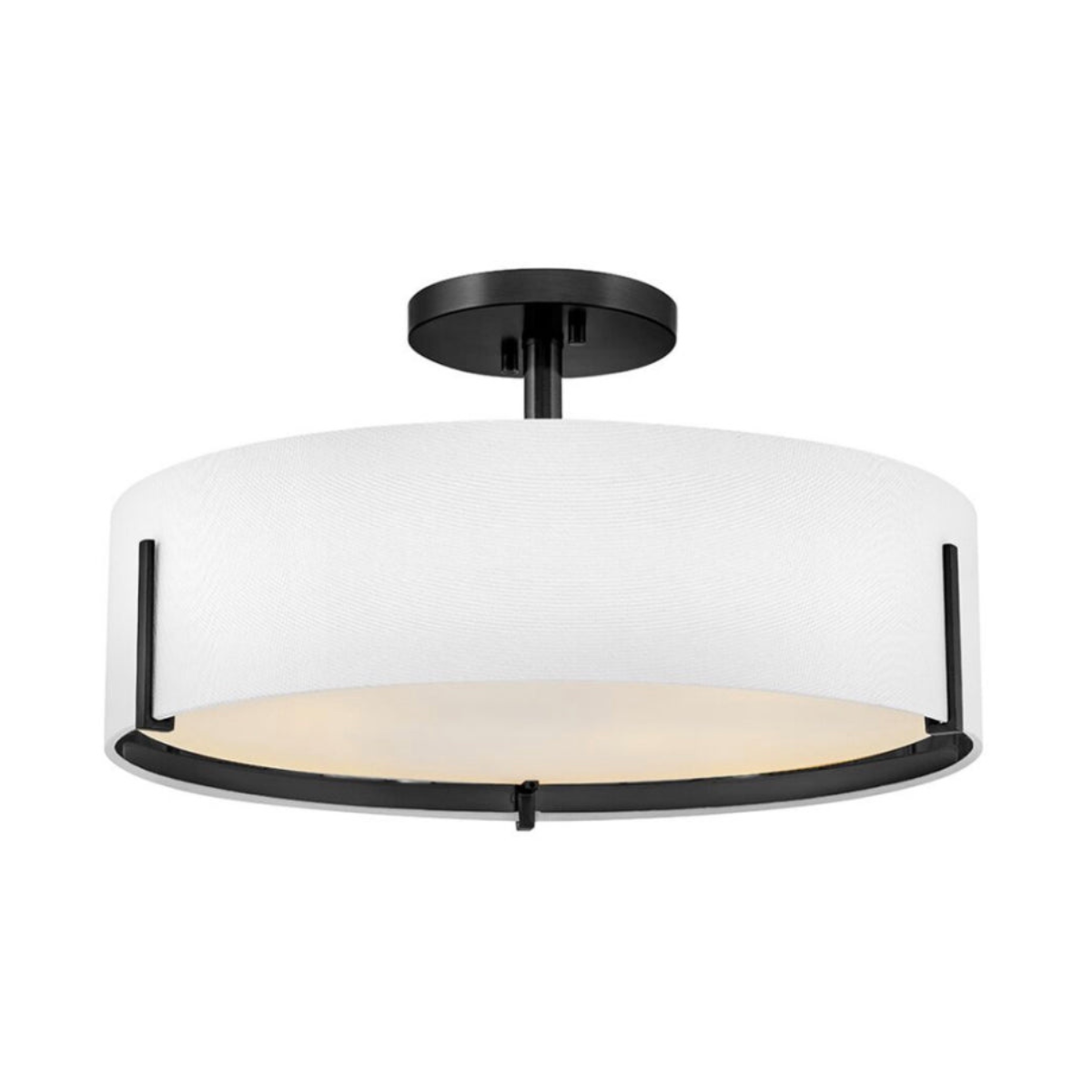 Halle 4L semi-flush mount - 47573BK *