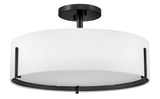 Halle 4L semi-flush mount - 47573BK *