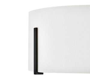 Halle 4L semi-flush mount - 47573BK *
