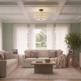 Gwen 4L semi-flush mount - 47733BK