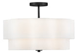 Gwen 4L semi-flush mount - 47733BK