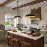 Sadie 1L large pendant - 48165LCB-BK *