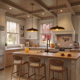 Sadie 1L large pendant - 48165LCB-HZ **