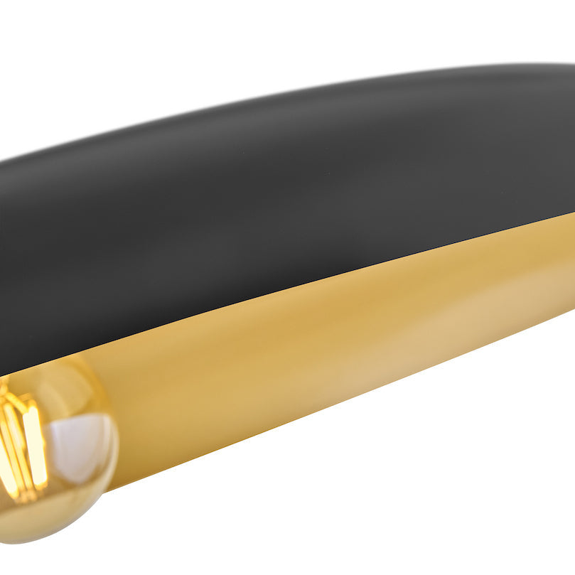 Sadie 1L large pendant - 48165LCB-BK