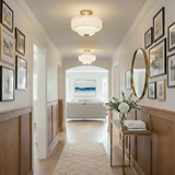 Adella 3L semi-flush mount - 48571LCB *