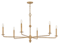 Ansel 6L chandelier - 48628BNG